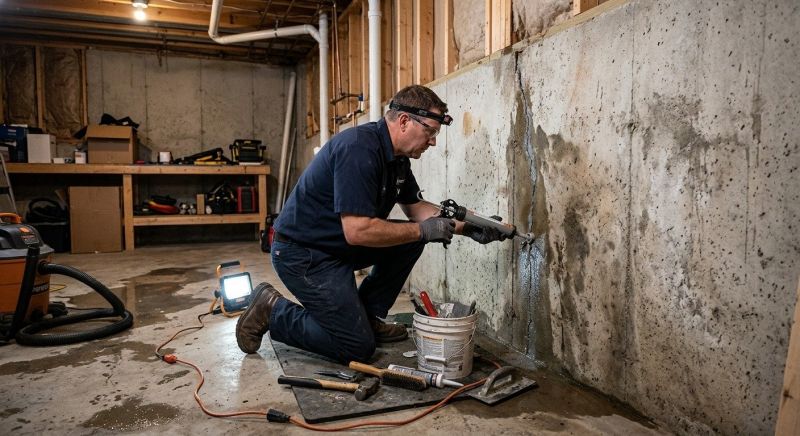 Basement Walls Waterproofing in Birmingham, AL